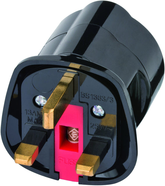 Reisstekker Brennenstuhl adapter GB/UK zwart - 2