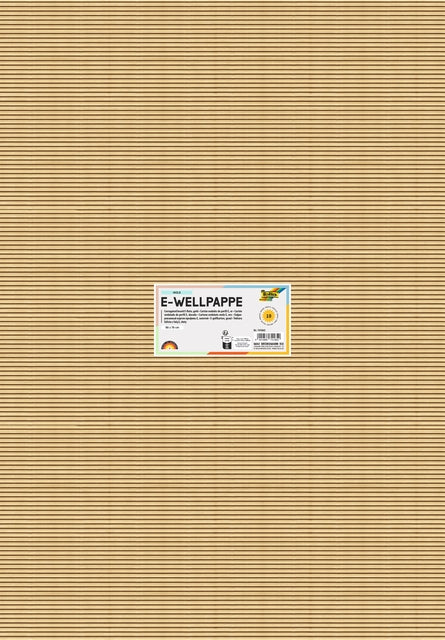 Folia E-golf Golfkarton 50x70cm 250gr Goud