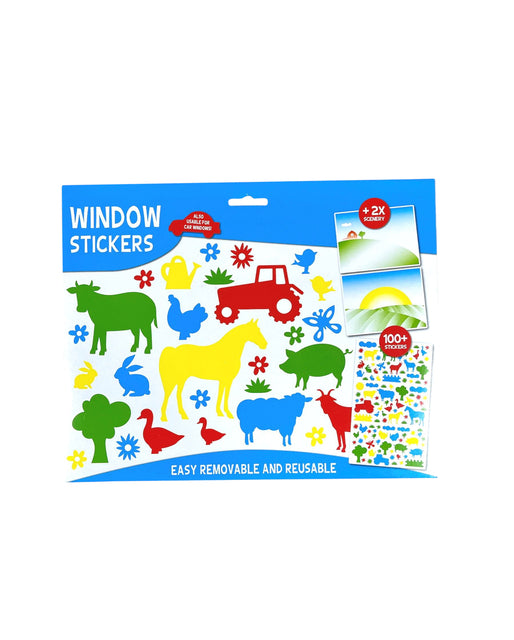 Raamstickers Mono assorti 12 sets
