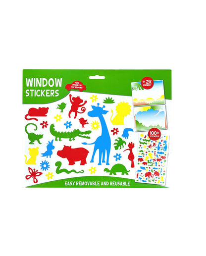 Raamstickers Mono assorti 12 sets - 3