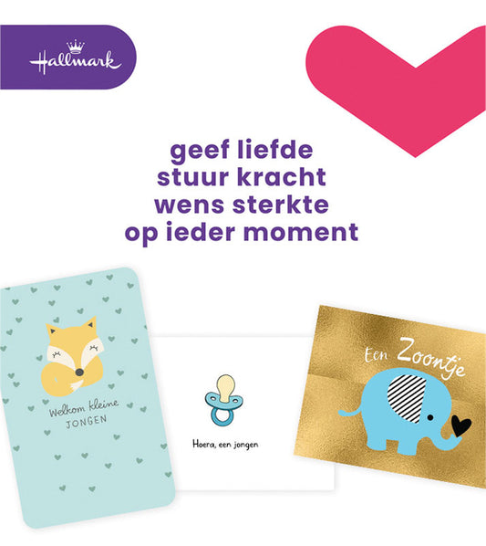 Geboorte Wenskaart Hallmark Navulset 6 Stuks