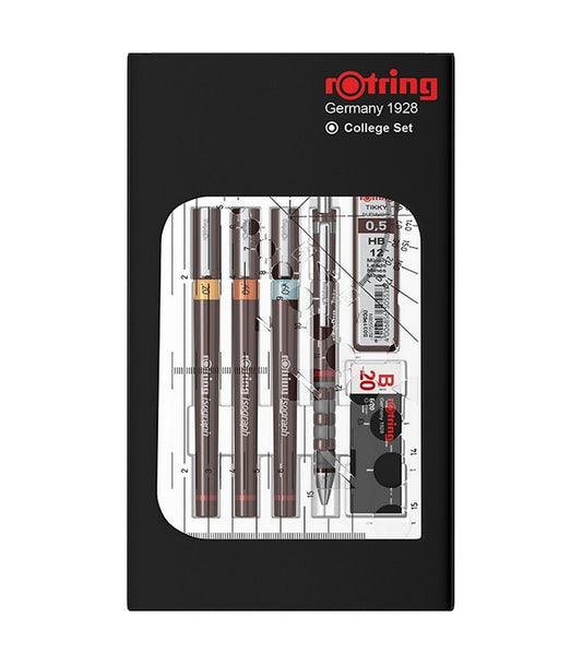 ROTRING Isograph 7-delige Tekenset voor technisch tekenen