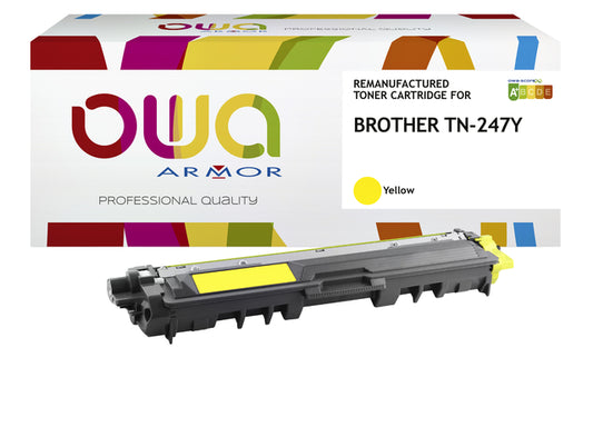 Gereconditioneerde OWA Gele Toner Brother TN-247Y