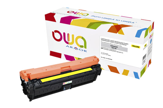 Gereconditioneerde Gele Tonercartridge HP CE342A OWA