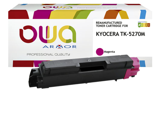 Gereconditioneerde OWA Kyocera TK-5270M Magenta Tonercartridge