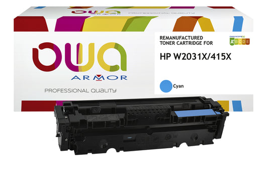 Gereconditioneerde Cyaan Toner OWA HP W2031X