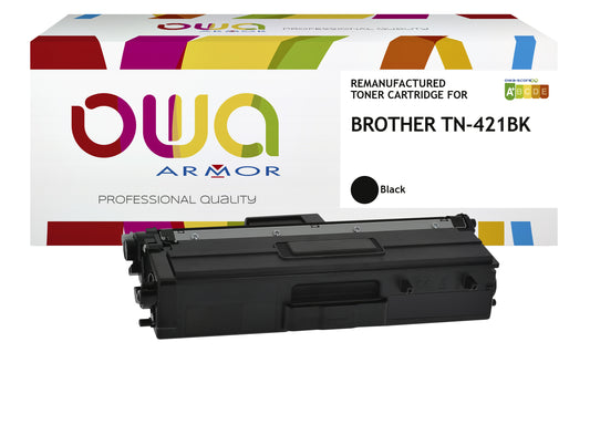 Gereconditioneerde OWA Brother TN-421BK Zwart Tonercartridge