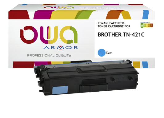 Gereconditioneerde Cyaan Toner OWA Brother TN-421C