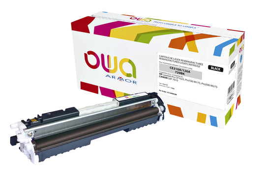 Gereconditioneerde OWA HP CE310A Zwart Tonercartridge
