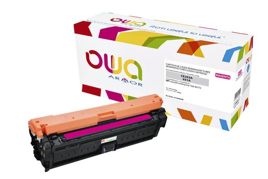 Gereconditioneerde OWA Magenta HP CE343A Toner