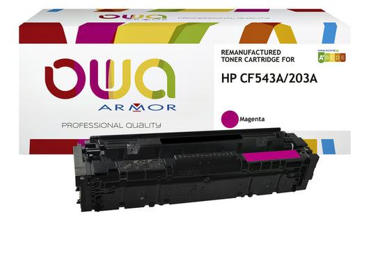 Gereconditioneerde magenta toner HP CF543A (Oplaadbaar)