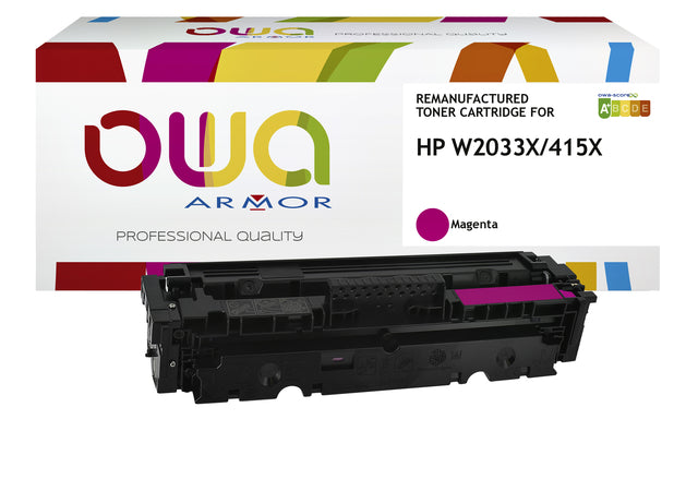 Gereconditioneerde Magenta Tonercartridge HP W2033X OWA