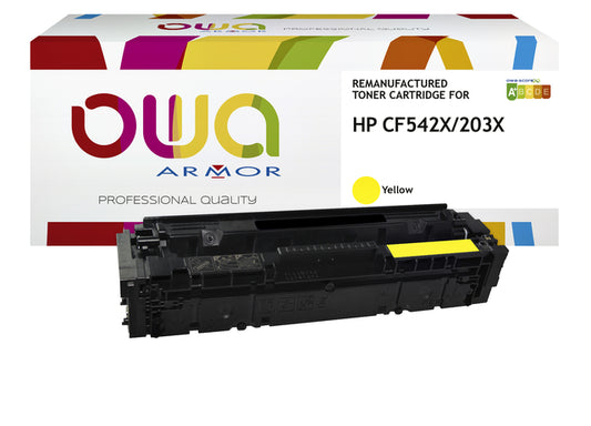 Gereconditioneerde OWA HP CF542X Geel Tonercartridge