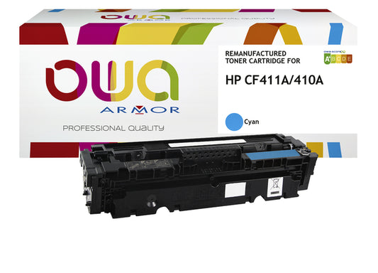 Gereconditioneerde Blauw Tonercartridge HP CF411A OWA