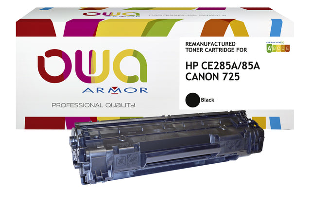 Gereconditioneerde OWA Zwarte HP CE285A Toner