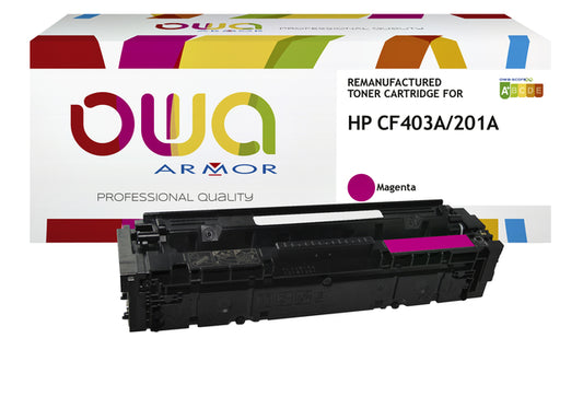 Gereconditioneerde magenta tonercartridge HP CF403A (Oplaadbaar)
