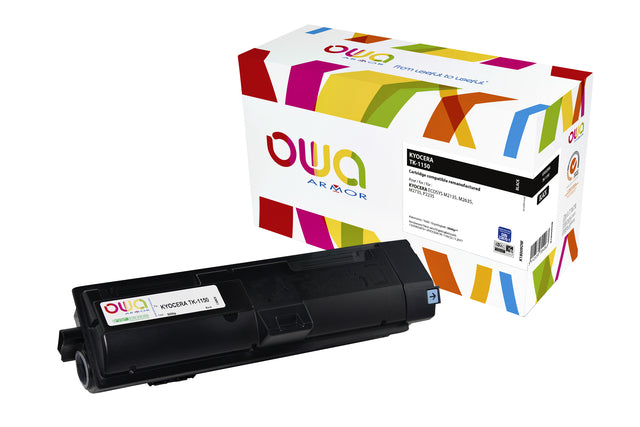 Gereconditioneerde Zwart Toner OWA Kyocera TK-1150K
