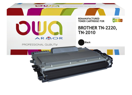 Brother TN-2220BK Zwarte Toner van OWA voor Betrouwbaar Printen