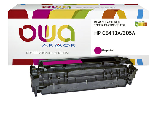 Gereconditioneerde Magenta Tonercartridge HP CE413A OWA
