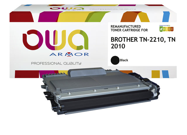 OWA Brother TN-2210BK Zwart Toner | Gereconditioneerd