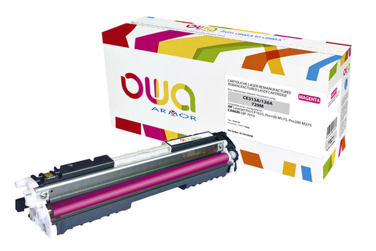 OWA HP CE313A Rood Tonercartridge | Gereconditioneerd