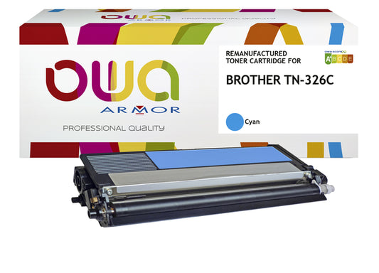 Gereconditioneerde Blauwe Tonercartridge Brother TN-326C OWA