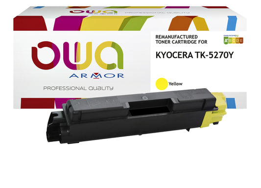 Gereconditioneerde Gele Toner Kyocera TK-5270Y OWA