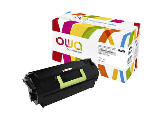Gereconditioneerde OWA Zwarte Lexmark 52D2H00 Toner
