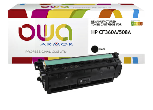 HP CF360A Zwart Tonercartridge van OWA voor Groot Volume