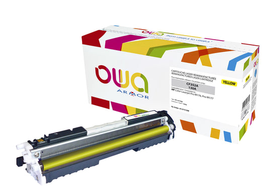Gereconditioneerde OWA HP CF352A Geel Tonercartridge