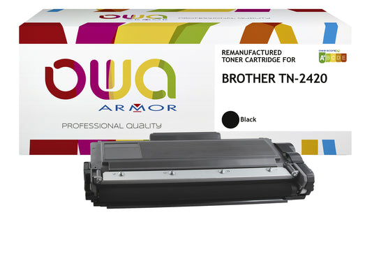 Brother TN-2420BK Zwarte Toner van OWA voor Efficiënt Gebruik