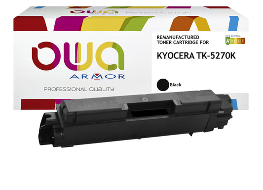 OWA Kyocera TK-5270K Zwart Toner | Gereconditioneerd