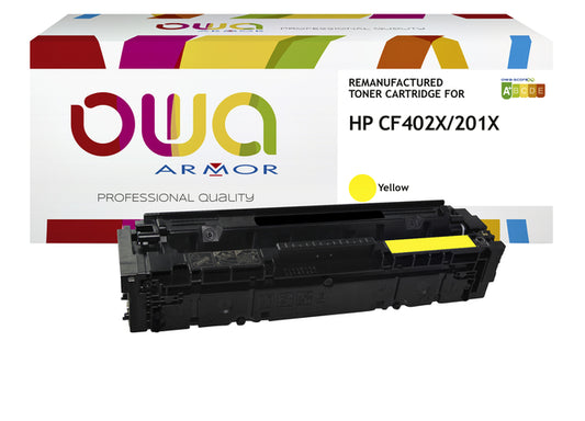 Gereconditioneerde Gele Toner OWA HP CF402X