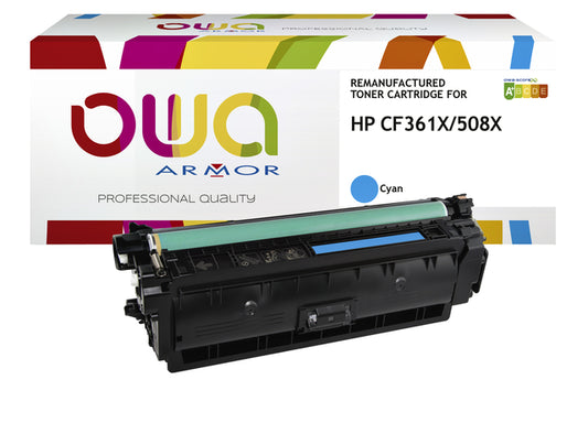Gereconditioneerde OWA Blauwe HP CF361X Tonercartridge
