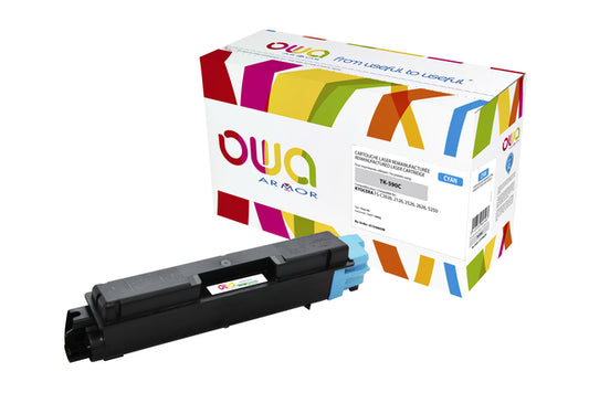 Gereconditioneerde OWA Kyocera TK-590C Blauw Tonercartridge