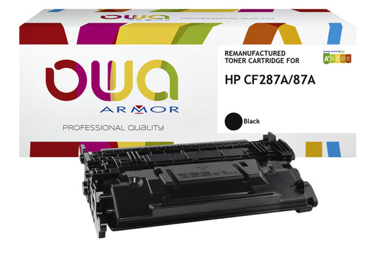 HP CF287A Zwart Tonercartridge voor Professioneel Printen