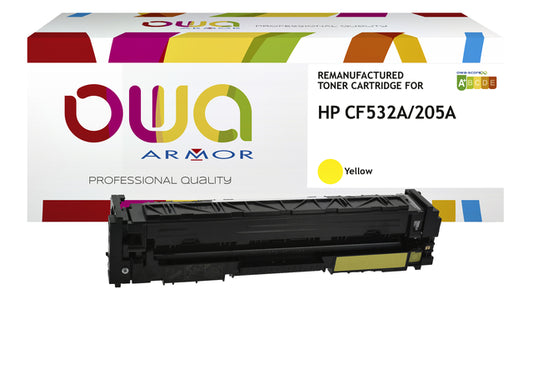Gereconditioneerde OWA HP CF532A Geel Tonercartridge