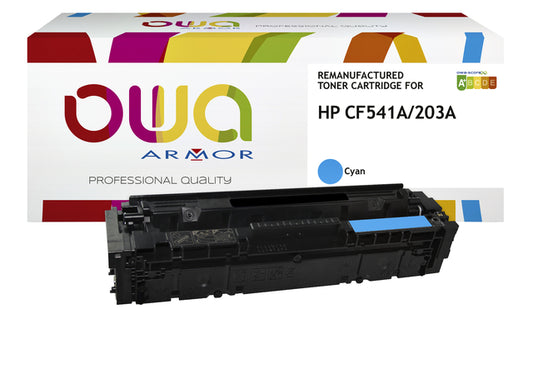 Gereconditioneerde OWA HP CF541A Cyaan Tonercartridge