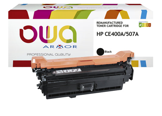Gereconditioneerde zwarte toner HP CE400A (Oplaadbaar)