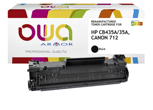 OWA HP CB435A Zwart Tonercartridge | Gereconditioneerd
