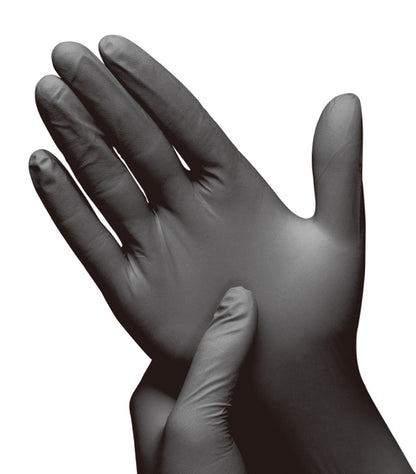 Handschoen Hynex M Nitril 100 st zwart - 3