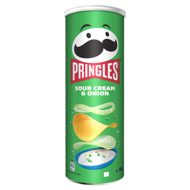 Pringles Sour Cream Onion Chips 165g