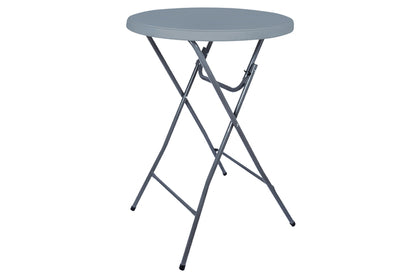 BRASQ Statafel 80cm met tafelrok, grijs