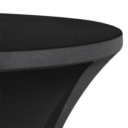 BRASQ Statafel 80cm met tafelrok, zwart - 2