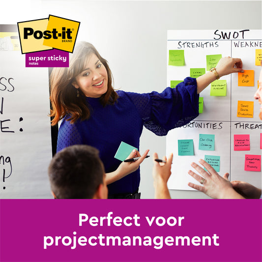 Memoblok Post-it 655 76x127mm SS Oasis