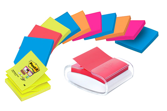 Memoblok Z-Note Dispenser 76x76mm + 12 blokken