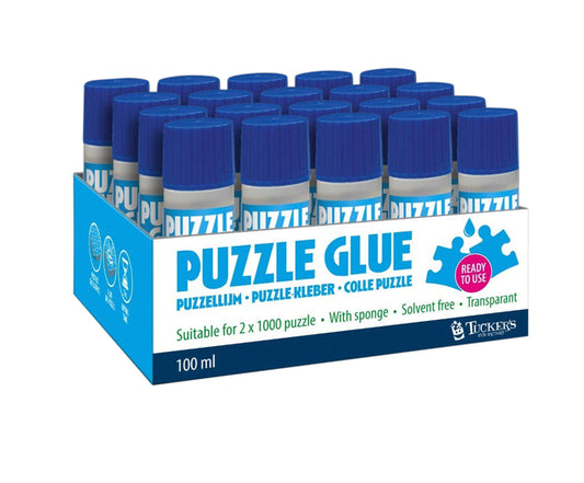 Puzzellijm Tucker's Fun Factory 100ml, voor permanente puzzelmontage