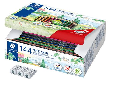 Noris Colour Pack 144 Kleurpotloden voor Creatief Werk