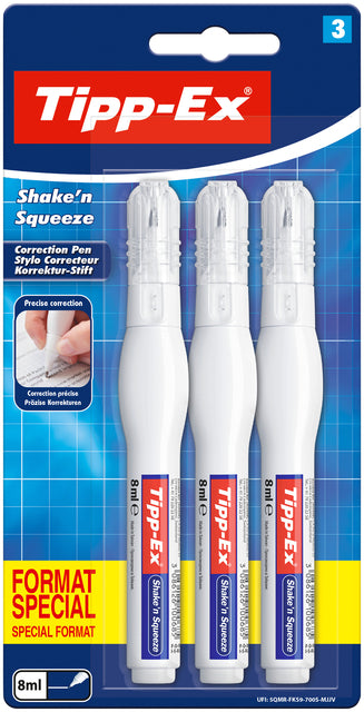 Correctiepen Tipp-Ex Shake ’n Squeeze 8ml