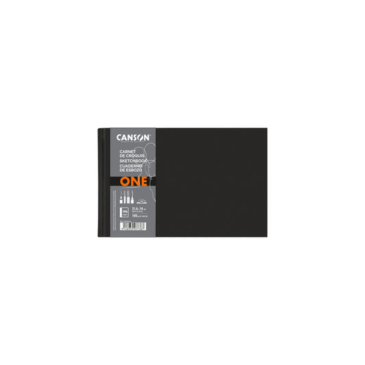 Tekenboek Canson One A6 hardcover met 80 vel 100 g/m²